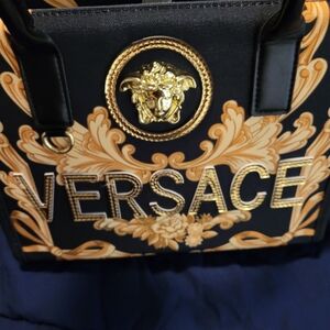 Black and Gold Tote Bag
